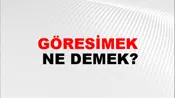 Göresimek