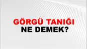 Görgü Tanığı