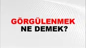 Görgülenmek