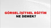 Görsel-işitsel Eğitim
