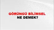 Görüngü Bilimsel