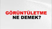 Görüntületme