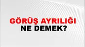 Görüş Ayrılığı