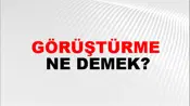 Görüştürme