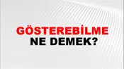 Gösterebilme