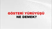 Gösteri Yürüyüşü