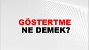 Göstertme