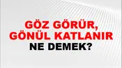 Göz Görür, Gönül Katlanır