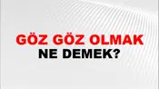 Göz Göz Olmak