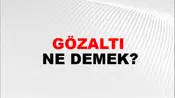Gözaltı