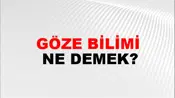 Göze Bilimi