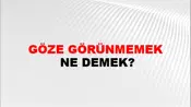 Göze Görünmemek