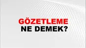 Gözetleme