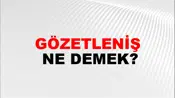 Gözetleniş