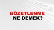 Gözetlenme