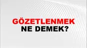 Gözetlenmek
