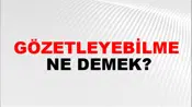 Gözetleyebilme