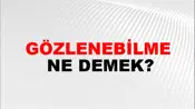 Gözlenebilme