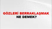 Gözleri Berraklaşmak