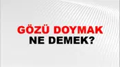 Gözü Doymak