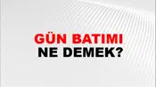 Gün Batımı