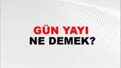 Gün Yayı