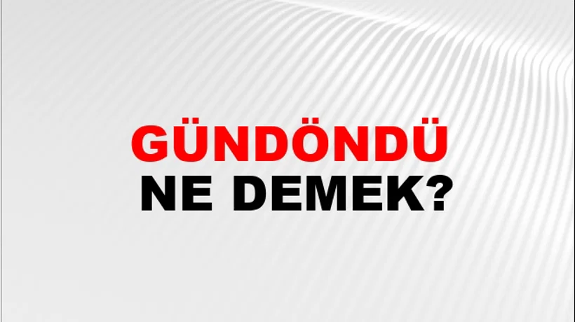 Gündöndü Gündöndü