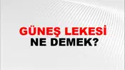 Güneş Lekesi