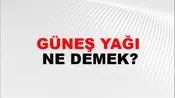 Güneş Yağı