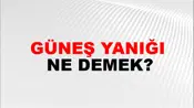 Güneş Yanığı