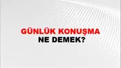 Günlük Konuşma