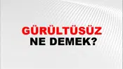 Gürültüsüz