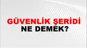 Güvenlik Şeridi