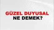 Güzel Duyusal