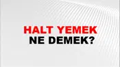 Halt Yemek