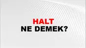 Halt