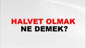 Halvet Olmak