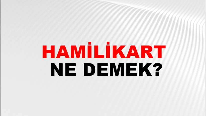 Hamilikart Hamilikart