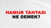 Hamur Tahtası