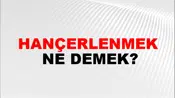 Hançerlenmek