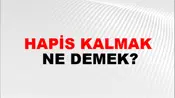 Hapis Kalmak