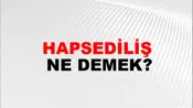 Hapsediliş