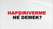 Hapşırıverme