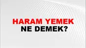 Haram Yemek
