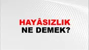 Hayâsızlık
