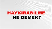 Haykırabilme