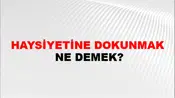 Haysiyetine Dokunmak
