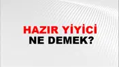 Hazır Yiyici