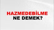 Hazmedebilme