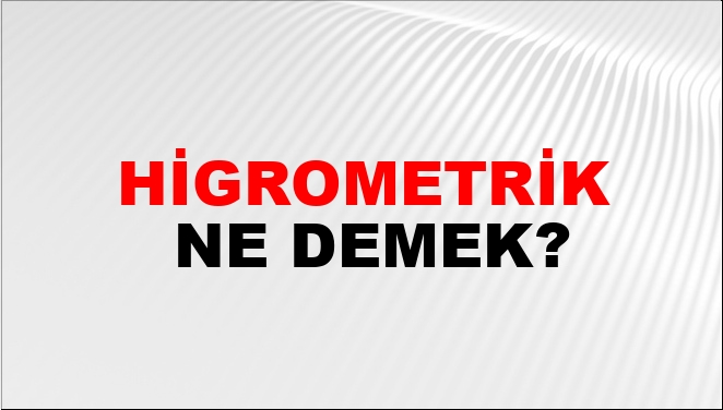 Higrometrik